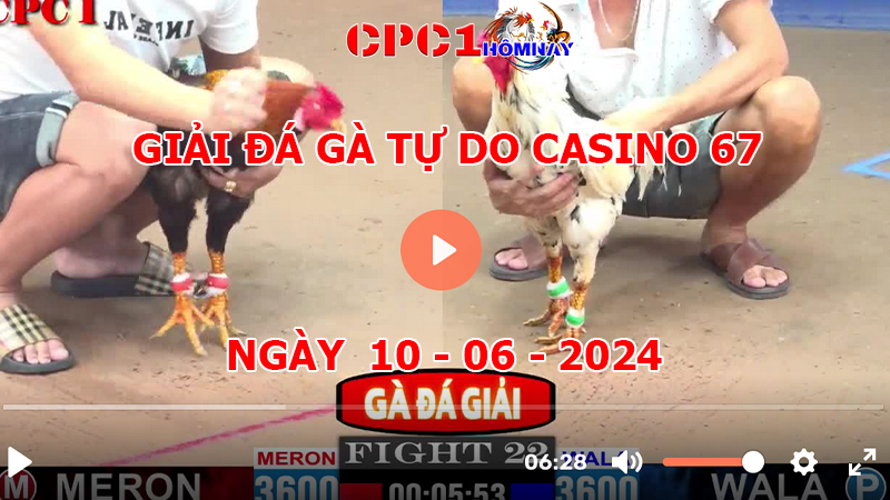 Giải Gà Tự Do CPC1 ngày 10-06-2024 tại Casino 67